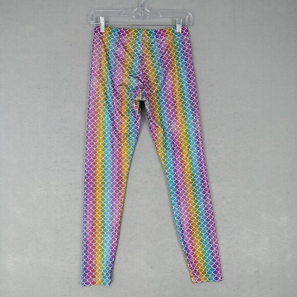 Revolver Fashion Rave Leggings Womens Size S Multicolor Rainbow Mermaid Festival - Picture 6 of 8